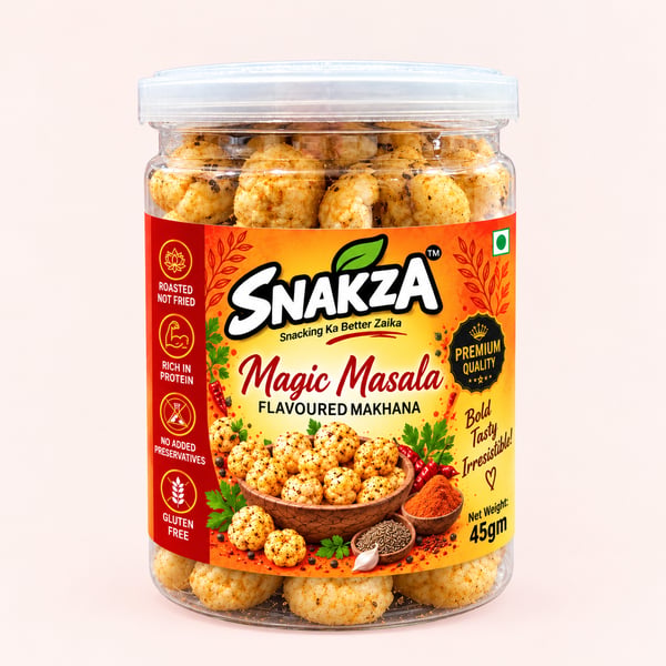 SNAKZA Magic Masala jar — front